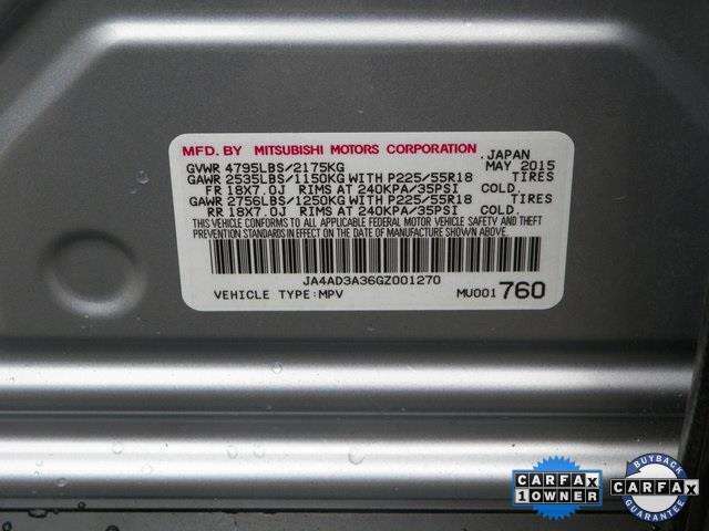 2016 Mitsubishi Outlander SE 4dr SUV